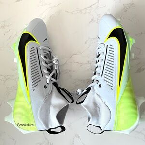 Nike Vapor Edge Pro 360 2 Football Cleats Platinum Vapor Green DA5456-004